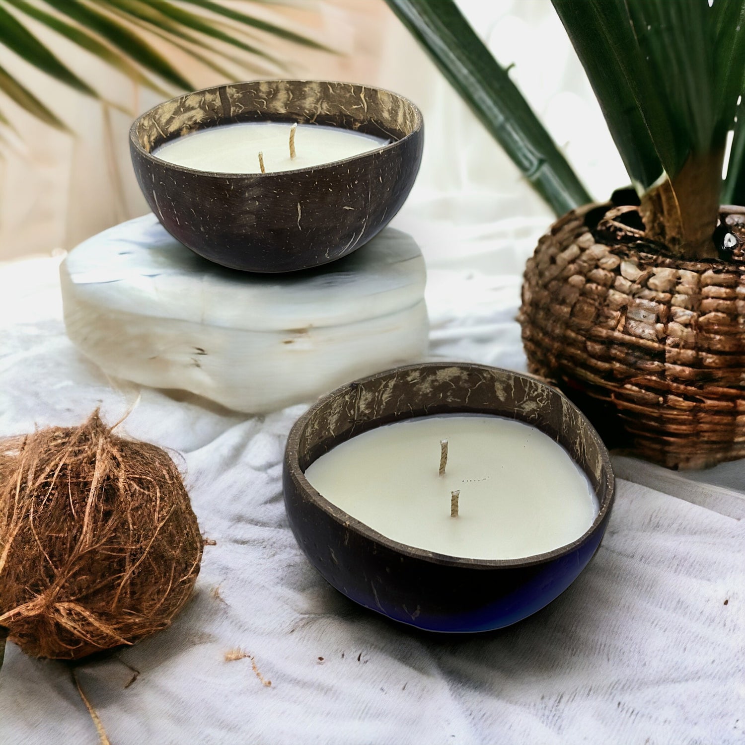 Coconut Shell Candle