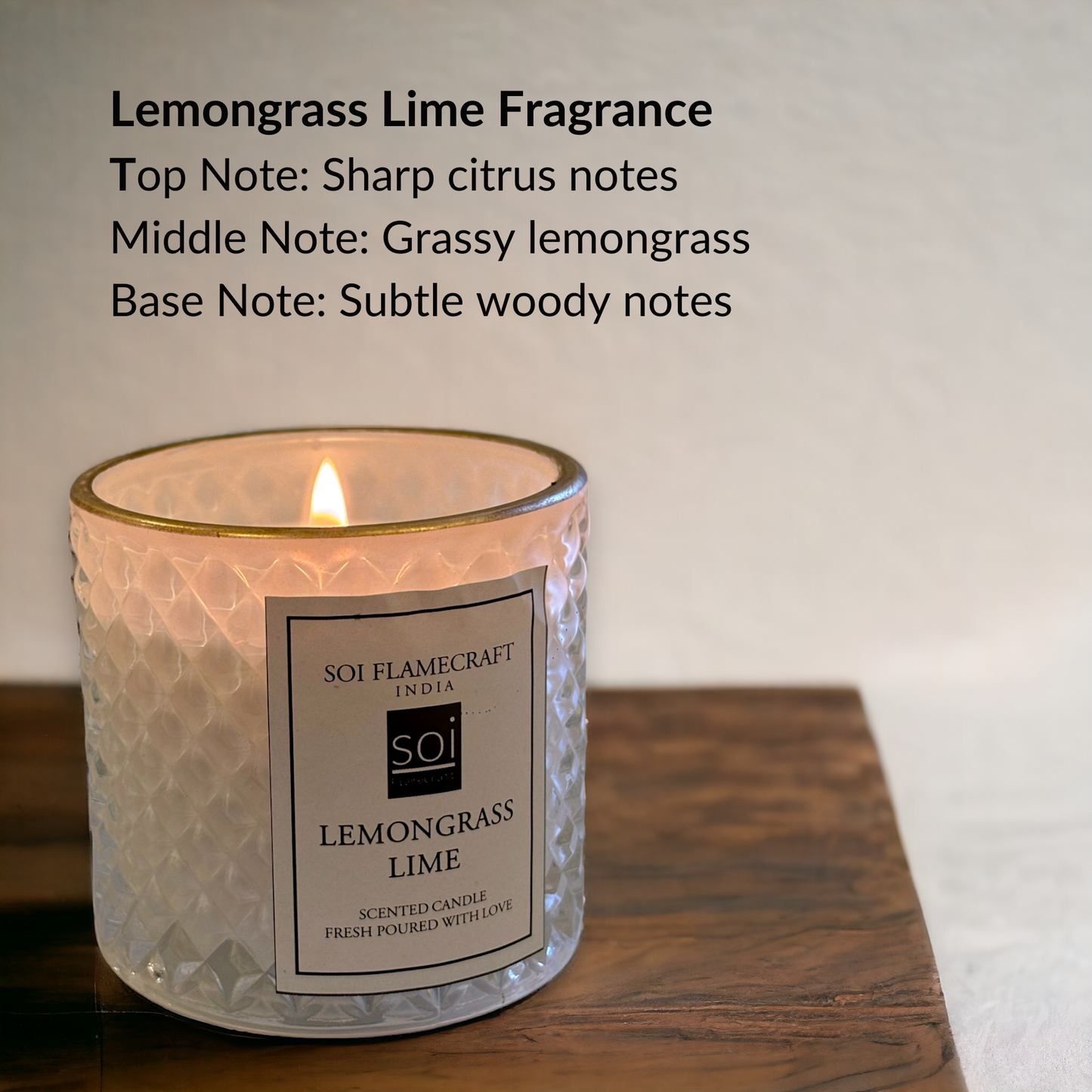 Candy Jar Scented Candle | Premium Candle | Bestseller Gift | White Jar | Lemongrass Lime